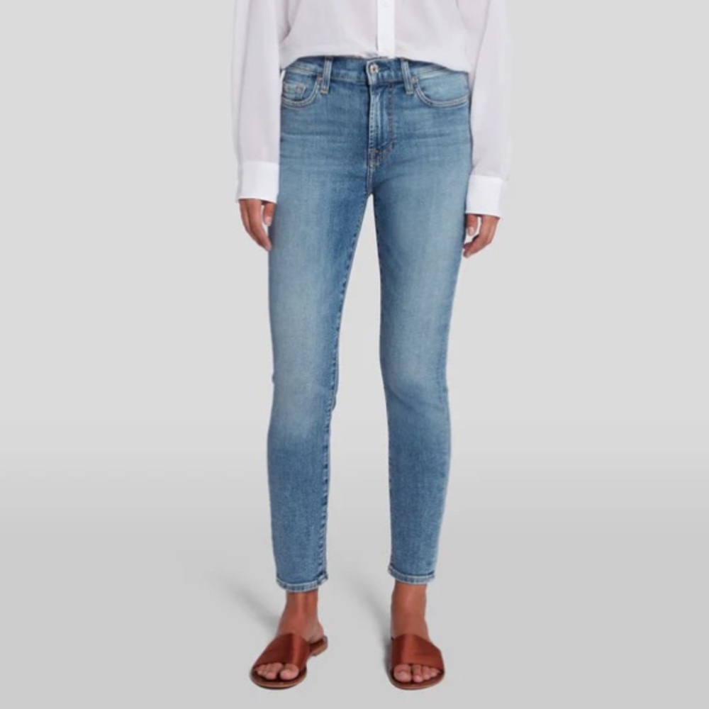 7 For All Mankind | Luxe Vintage The High Waist Ankle Skinny Jeans